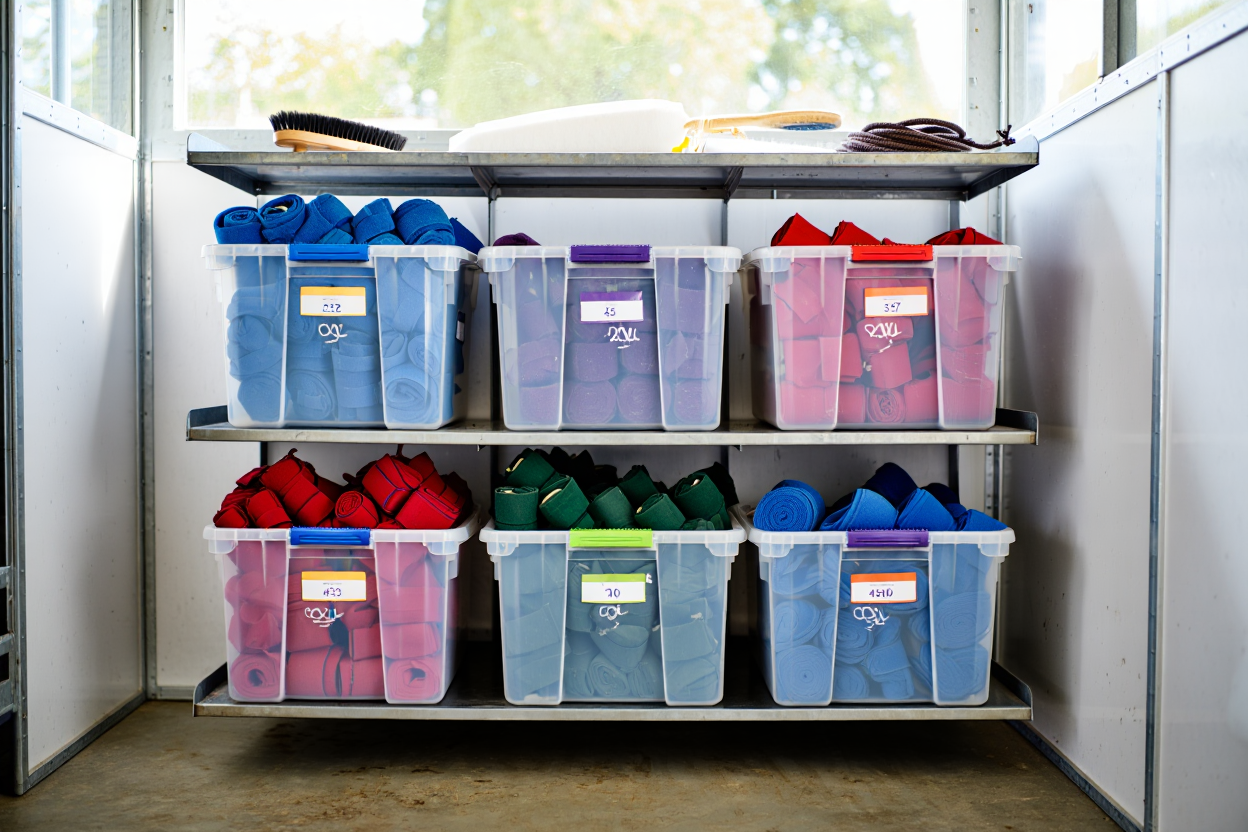 Rangement des bandes de repos